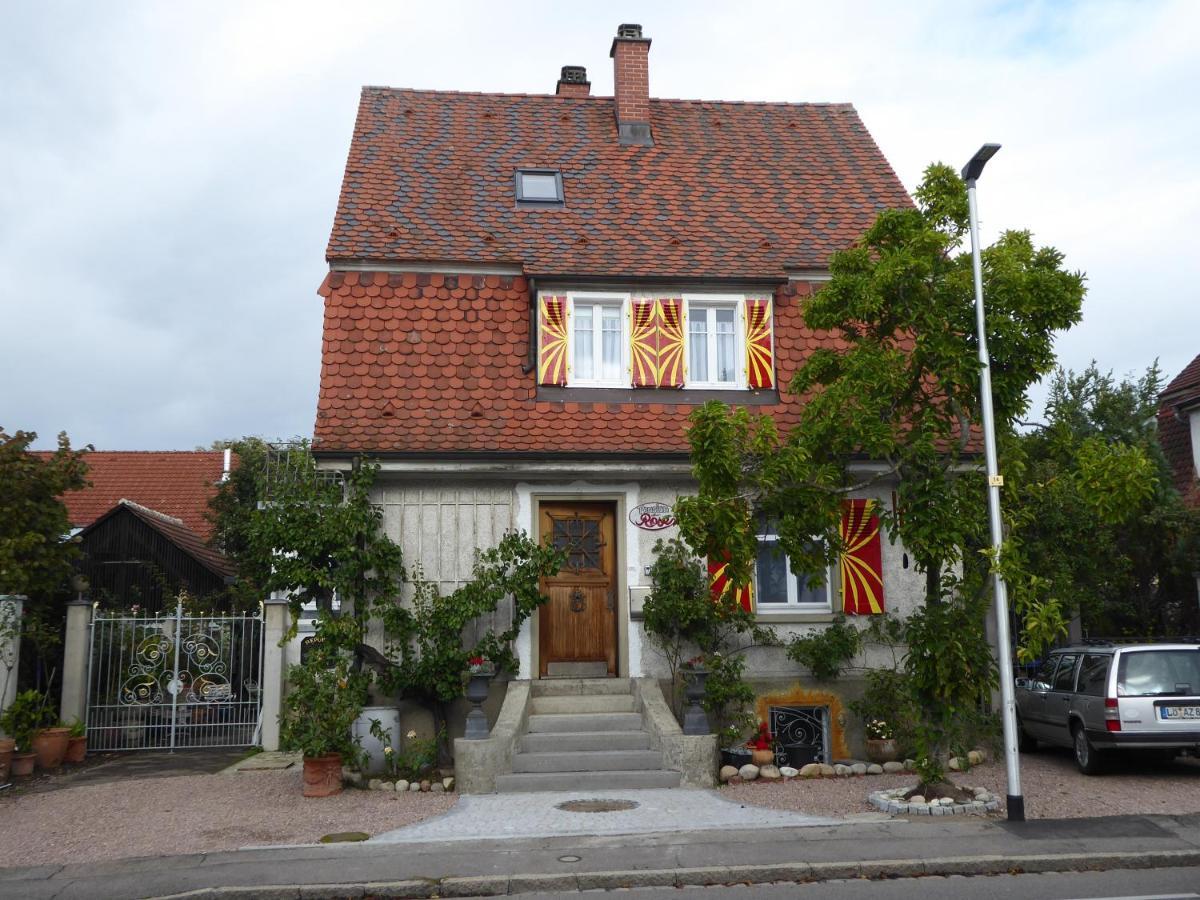 Pension Zur Rose Weil am Rhein Ngoại thất bức ảnh